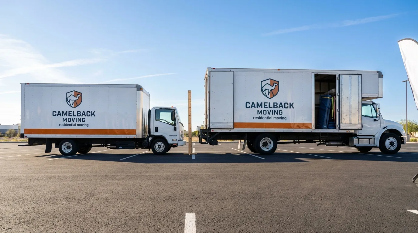Moving truck size capacity guide in Bessemer